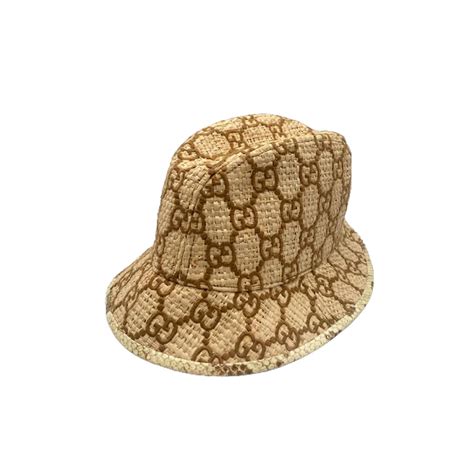 gucci wicker hat